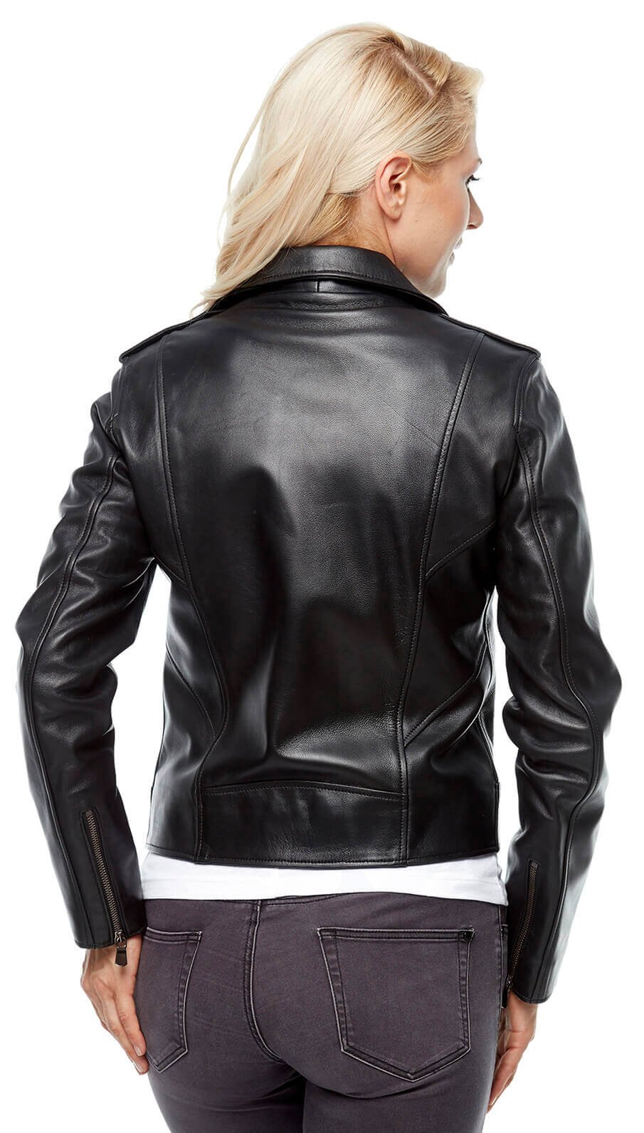 Biker Black Women's Leather Jacket