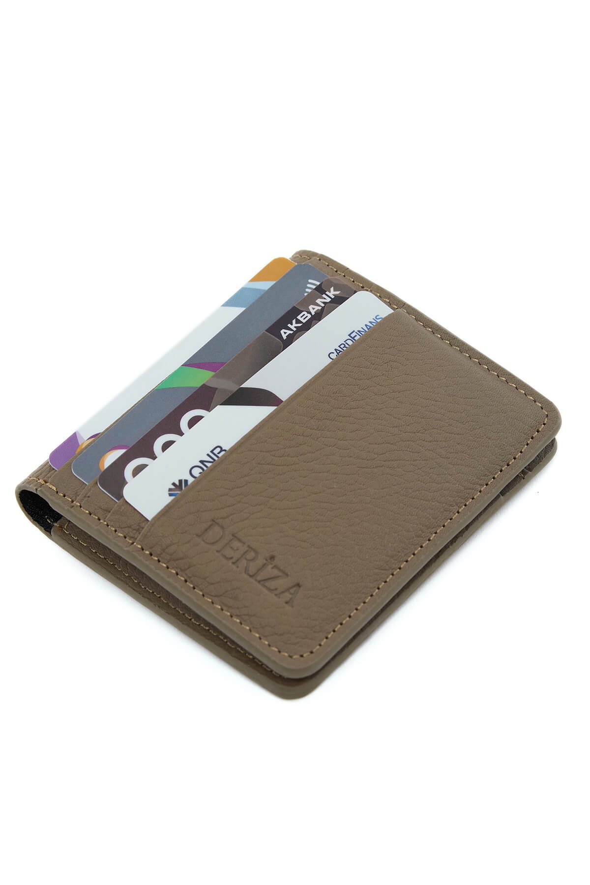 Genuine Leather Mahsa Card Holder Wallet Mink