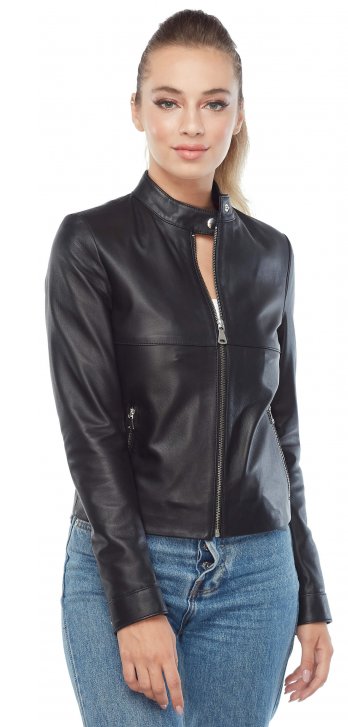 Genuine Leather Flora Women's Jacket Black