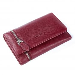 zippered-genuine-leather-womens-wallet-claret-red