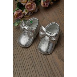 genuine-leather-elastic-baby-shoes-silver-gray