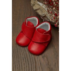 genuine-leather-velcro-baby-boots-red