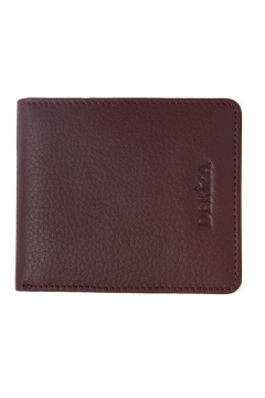 Nemax Genuine Leather Elastic Wallet Claret Red