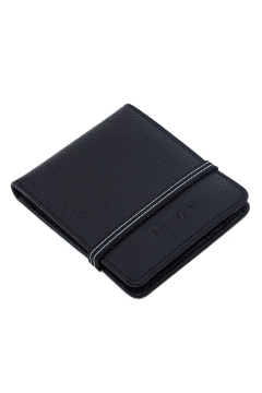 Nemax Genuine Leather Elastic Wallet Black