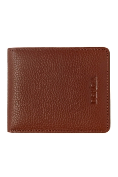 Nemax Genuine Leather Elastic Wallet Tan