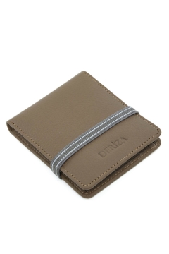 Nemax Genuine Leather Elastic Wallet Mink