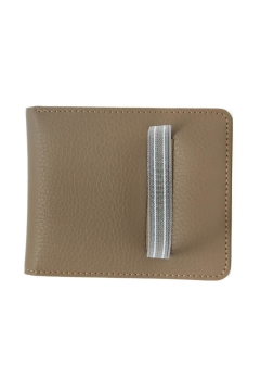 Nemax Genuine Leather Elastic Wallet Mink